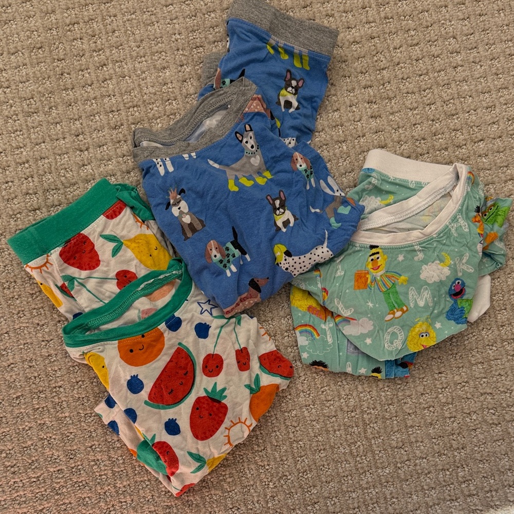 Little Sleepies Colorful Kids Pajama Set